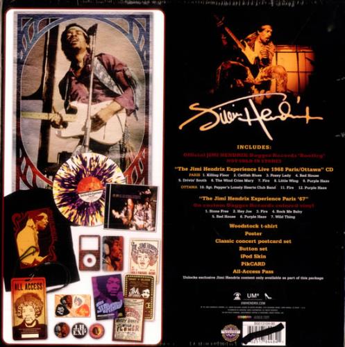 Jimi Hendrix Live 1967/68 Paris/Ottawa - L - Sealed US box